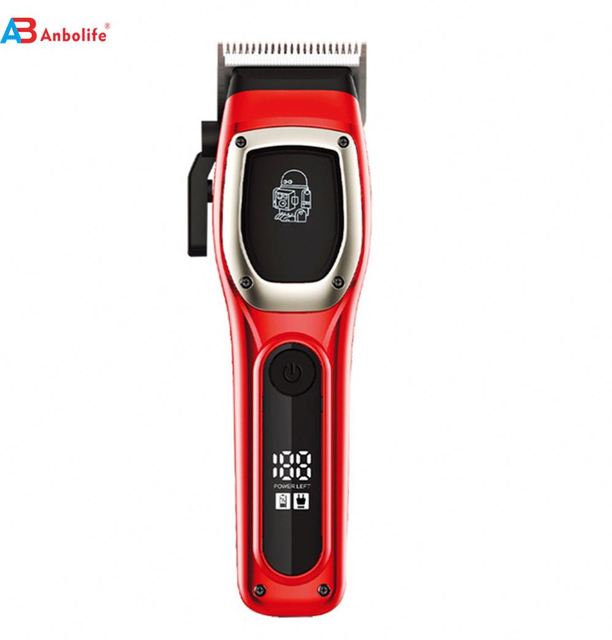 KEMEI Hair Clippers for Men Professional Adjustable Electric Hair Cutting Kits with LCD Display USB Rechargeable