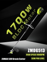 ZOMAX DG513 58V draadloze borstelloze elektrische lithium-gereedschapsbatterij voor grastrimmers voor tuin, achtertuin (batterij inbegrepen)