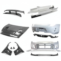 Pour Nissan 370Z : Pièces de mise à niveau en fibre de carbone style Devil Z34 Varis – Pare-chocs avant et arrière, spoiler, capot, garde-boue, aileron arrière