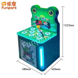 Machine de jeu <span class=keywords><strong>d</strong></span>'arcade durable Whack-a-mole à monnayeur pour enfants, jeu de frappe de grenouille avec garantie de 1 an et retour sur investissement - Product Image 6
