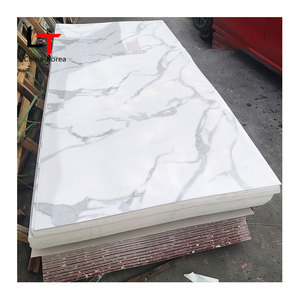 Longtemps usine approvisionnement direct salle de bain panneaux muraux en plastique acrylique feuille transparente feuilles de <span class=keywords><strong>polygranit</strong></span> marbre - Product Image 6