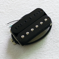 Micros Humbucker Donlis PAF LP pour guitare, aimant Alnico 5, barre et plaque de base en argent nickelé, pièces et accessoires pour instruments à cordes