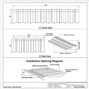 Tôles de Toiture en Aluminium Couleur Haute Qualité, Tôles Ondulées en Acier Galvanisé de 2mm, Robustes et Revêtues de Zinc - Product Image 6