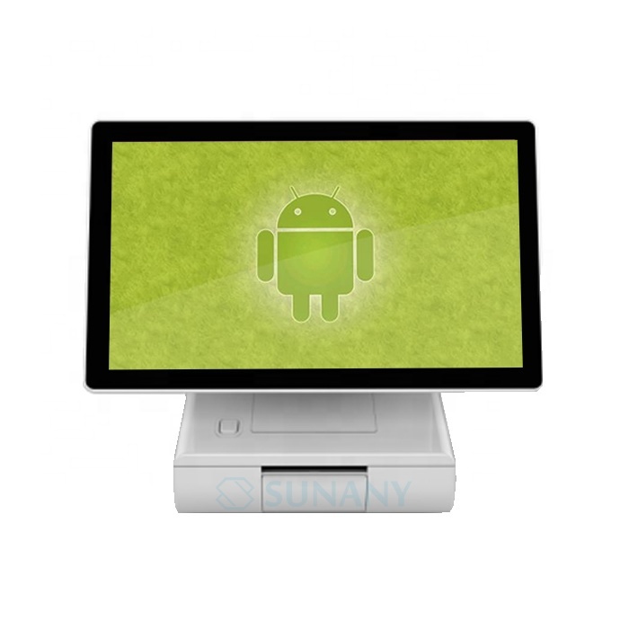 Système de facturation machine Android tout en un POS avec Imprimante 80mm lecteur NFC sans fil caissier POS terminal