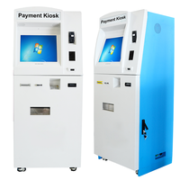 Vente de billets Kiosque d'auto-paiement Accepteur de pièces en espèces Paiement de factures en libre-service Kiosque ATM avec distributeur de pièces de monnaie