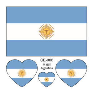 Tatuajes Temporales DAMAI con Diseño de Bandera para Fiestas Deportivas, Calcomanías Desechables de Transferencia por Agua para Decoración de Eventos Deportivos - Product Image 6