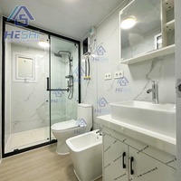 Casa Contenedor Prefabricada Expandible de Lujo Lista para Enviar, de 20 y 40 Pies, con 1, 2, 3, 4 o 5 Dormitorios, Portátil, en Venta