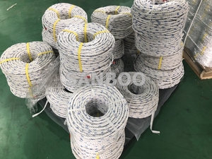 Corde torsadée souple en HDPE sur mesure, 3 brins, 3 mm-12 mm, légère, imperméable, pour l'emballage, l'agriculture et la pêche - Product Image 3