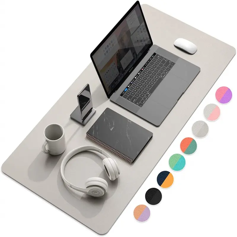 Multifunktion ales Office Desk Pad Gaming Gedrucktes Tastatur pad Rutsch festes wasserdichtes Material PVC PU-Leder pad für das Büro zu Hause