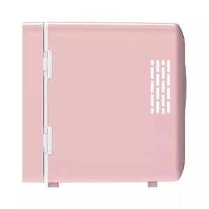 Refrigerador para el cuidado de la piel de marca privada, Mini Refrigerador rosa de 4L con luz Led y espejo - Product Image 5