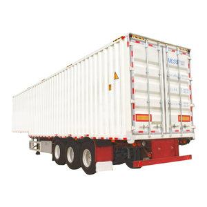 Remolque semicerrado de carga de remolque de furgoneta seca de aluminio de 53 pies de Venta caliente - Product Image 1
