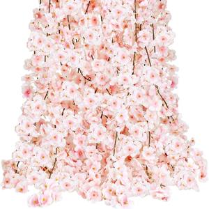 Wholesale Silk Hanging Vine Flowers Vine Garland Artificial Cherry Blossom Branches Wedding <b>Tree</b> <b>Decoration</b> for Wedding - Product Image 1