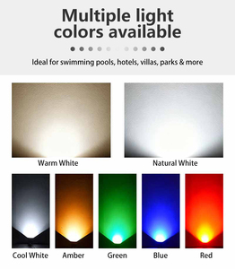 Energy-Efficient <b>LED</b> Inground Point <b>Light</b> CRI95 300LM IP67 Waterproof Stainless Steel Multi-Color RGBW Dimmable Park Road - Product Image 6