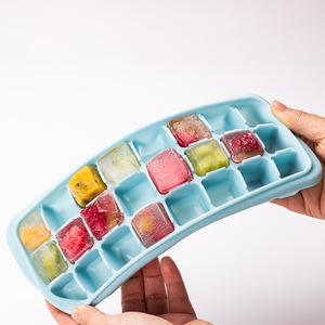 Silicone Ice Cube Tray 24 Grids Large Square Mold For Household Use - Product Image 1