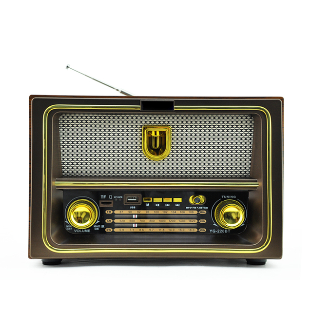 White Korean Sale Antique Nordic Cheap 1950 Vintage Retro Style Portable Desktop Wood Grain Wooden Am Fm Radio Receiver