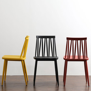 Modern Wooden Dining Chair With <b>Backrest</b> For Living Room Adult Use - Product Image 2