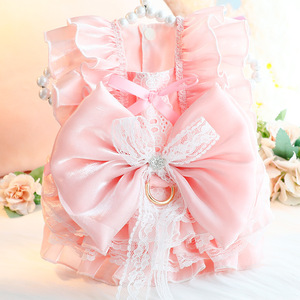 Vestido de Princesa para Perro, Color Rosa, Poliéster, Estilo Lolita, Ropa para Mascotas Pequeñas, Primavera, Verano, Falda para las Cuatro Estaciones - Product Image 1
