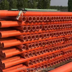 أنبوب حماية الكابلات CPVC، أنبوب حفر <span class=keywords><strong>MMPP</strong></span> للتركيب العلوي، أنبوب كهربائي مموج من PVC، غلاف كابلات مُركب مسبقًا - Product Image 1