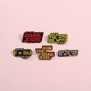 Guerres alimentaires que la fourchette soit avec vous épingles en émail douane <span class=keywords><strong>Jion</strong></span> le côté obscur broches en métal insigne de revers bijoux cadeaux pour les amis - Product Image 4