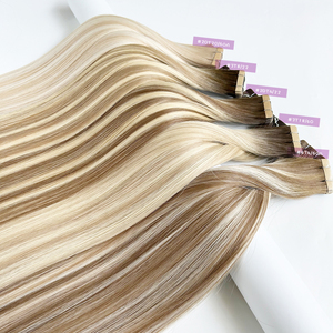 Extensiones de Cabello Humano Natural con Cinta Adhesiva Invisible, de Lujo, con Cutícula Virgen, Doble Capa, 100% Cabello Humano - Product Image 2