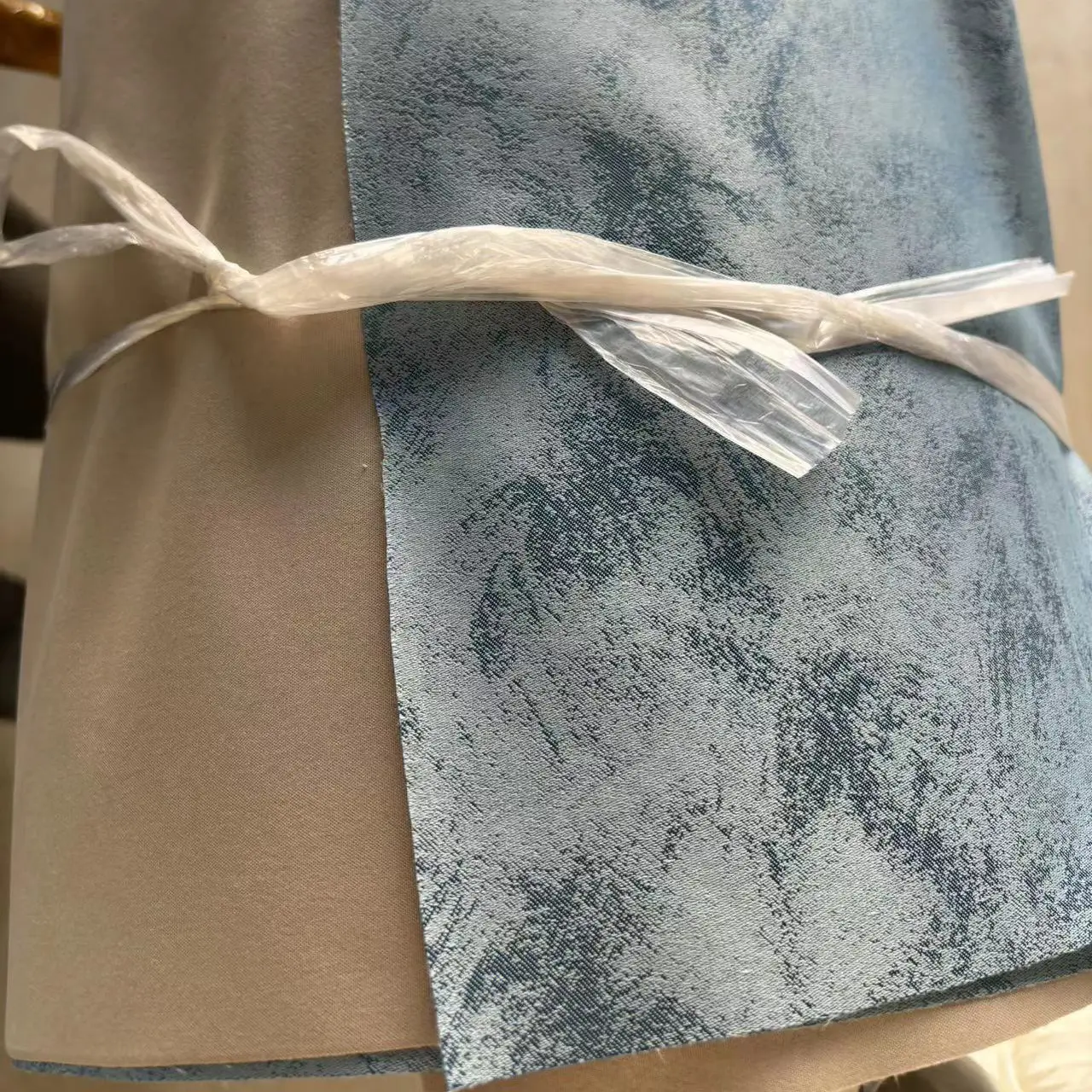 Proveedor de tela de cortina opaca en stock, tela de cortina Dimout en stock, fábrica de Keqiao