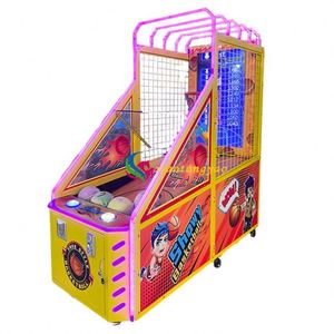 Machine de basket-ball d'arcade d'intérieur à monnayeur avec écran LCD, version anglaise, 2 joueurs, garantie 1 an pour centres de divertissement - Product Image 5