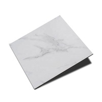 Carreaux de céramique antidérapants en marbre blanc 40x40 pour sol de salle de bain et toilettes