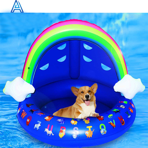 <span class=keywords><strong>Piscine</strong></span> gonflable PVC avec fontaine à air et <span class=keywords><strong>abri</strong></span> pare-soleil arc-en-ciel pour l'été, <span class=keywords><strong>piscine</strong></span> extérieure pliable et portable - Product Image 1