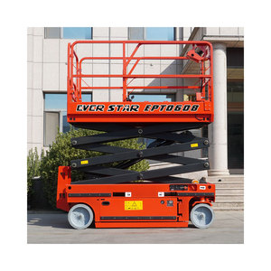 2025 nuevo elevador de tijera de rueda de pista eléctrica portátil elevador de <span class=keywords><strong>hombre</strong></span> plataforma suspendida interior y exterior - Product Image 5