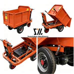 Small Hand Push <b>Tool</b> Cart Ash Engineering Dump <b>Trolley</b> Mining Truck Transport Tricycle Bestseller Inclined Carriage Orchard Bree - Product Image 2