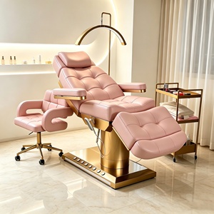 RJ Modern Electric Lash Facial Bed for Beauty Salon Furniture Luxury Massage Tables & Beds Electric Vibrator Massage Bed - Product Image 6