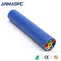 Micro-conduit 7 voies pour câbles à fibres optiques, conduit 7 voies 14/10 HDPE, bloc HDPE, tube HDPE, connecteur de micro-conduit, tube micro-conduit HDPE