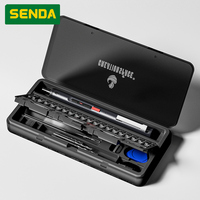 Mini-jeu de tournevis de précision magnétiques avec étui, kit d'outils de réparation portable multifonctionnel pour applications électriques mobiles