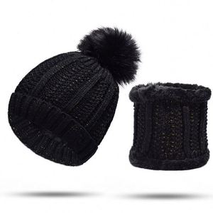 <span class=keywords><strong>Ensemble</strong></span> <span class=keywords><strong>bonnet</strong></span> et écharpe d'hiver tendance pour <span class=keywords><strong>femme</strong></span> et fille, bonnets chauds pour fille, écharpe à pompons, bonnets d'hiver, casquettes tricotées, écharpe - Product Image 6