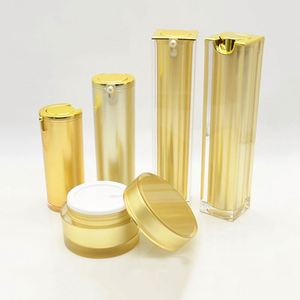 Pot cosmétique rond de 5g, 15g, 30g, 50g, 15ml, 30ml, 50ml, 80ml, 120ml, Lotion en acrylique, pour soins de la peau - Product Image 2