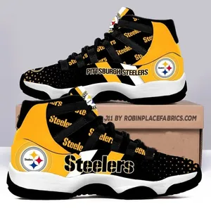 2022 Newest custom large size nfle sport team logo design retro Factory wholesale yellow man shoe casual shoe sport shoe