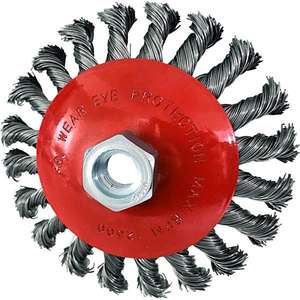 KS TOOLS - 340.0050 Brosse circulaire en fil d'acier à cône antirouille 0,5mm - EAN 4042146236017 ABRASIVES - Product Image 5