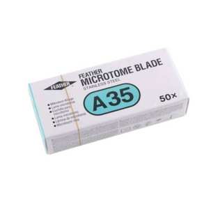 ใบมีดไมโครโตมแบบใช้แล้วทิ้งสำหรับห้องปฏิบัติการพยาธิวิทยา รุ่น N35 C35 S35 R35 A35 - Product Image 2