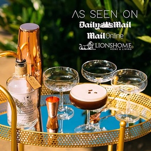 Elegante Juego de Coctelera Boston de Acero Inoxidable Color Oro Rosa, Vasos de Martini, Cuchara para Cócteles, Jigger, Accesorios, Juego de Regalo Metálico - Product Image 3