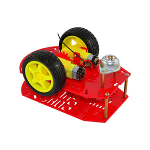 OKY5034 Smart Car Chassis <b>Kit</b> 2 Wheel Drive Reduction Gear <b>DIY</b> STEM Car <b>Kit</b> - Product Image 5