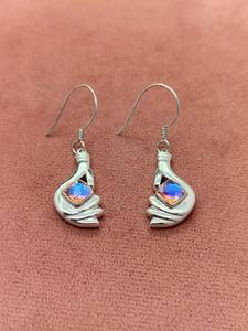 Handcrafted <b>Real</b> Quartz <b>Crystal</b> Jewelry Set 925 Sterling Silver Pendant Necklace and Matching Earrings Elegant Gemstone Jewelry - Product Image 2