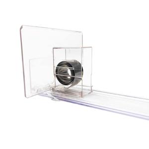 Empujador de estante de supermercado y sistema divisor Empujador de estante Trabajo de riel con empujador - Product Image 2