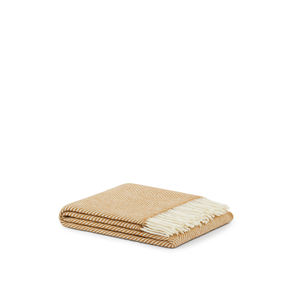 LANEROSSI - ISEO PLAID À CHEVREUX 130X170CM MOUTARDE - Product Image 1