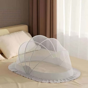 Cama de cuna de bebé portátil de nuevo diseño con instalación fácil de llevar, mosquitera de punto con patrón de animales moderno cómodo - Product Image 1