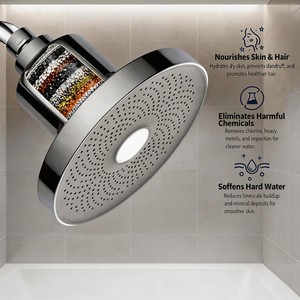 Filtro de Ducha Moderno y Ecológico con Acabado Cromado, Salida Única y Filtración Potente para Baño - Product Image 2