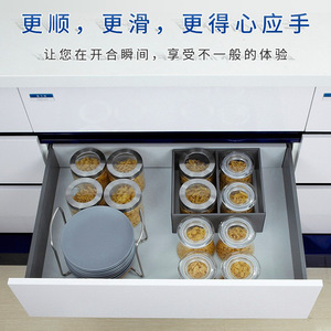 Unihopper Magic Drawer <b>Slides</b> 36 In 1.8mm Thickness Soft Closing Bottom Rail Support Drawer - Product Image 2