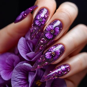 Faux ongles en acrylique à presser, forme amande courte, couvrance totale, style simplicité française, 24 pièces réutilisables avec colle pour salon de manucure et doigts - Product Image 4