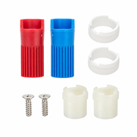 Kit d'extension de tige de robinet de lavabo 97479, pour robinet à large ouverture, en plastique, pour eau froide et chaude, matériel de réparation complet
