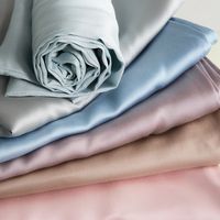 Véritable Housse de Coussin Classe A 100 en Lyocell, Couleur Unie, Moderne et Minimaliste, pour l'été, en Soie Brocart, Vente en Gros