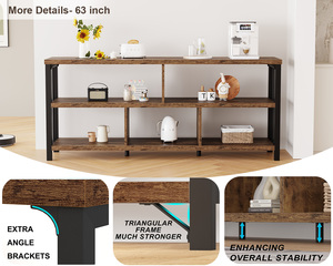 Hiện đại đơn giản <span class=keywords><strong>2</strong></span> kệ công suất lớn mở mạnh mẽ tủ trưng bày cho thư viện phòng khách & nhà văn phòng kệ sách kệ sách - Product Image 6